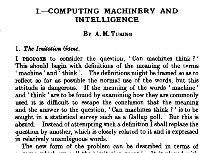Il test di Turing: le macchine possono pensare? - Prometheus Blog
